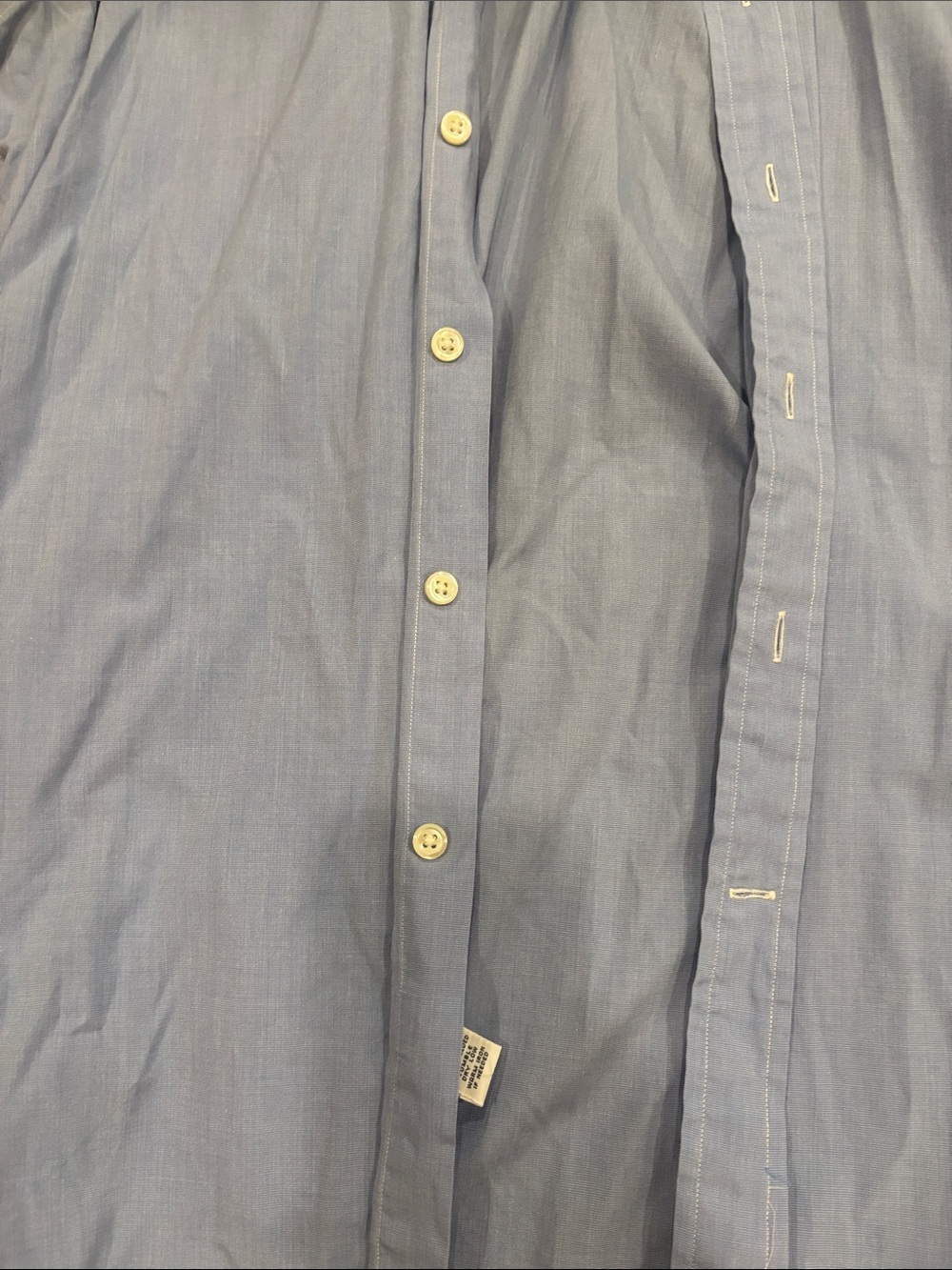 POLO BY RALPH LAUREN Men's Light Blue Dress Shirt - Slim Fit - Picture 5 of 5